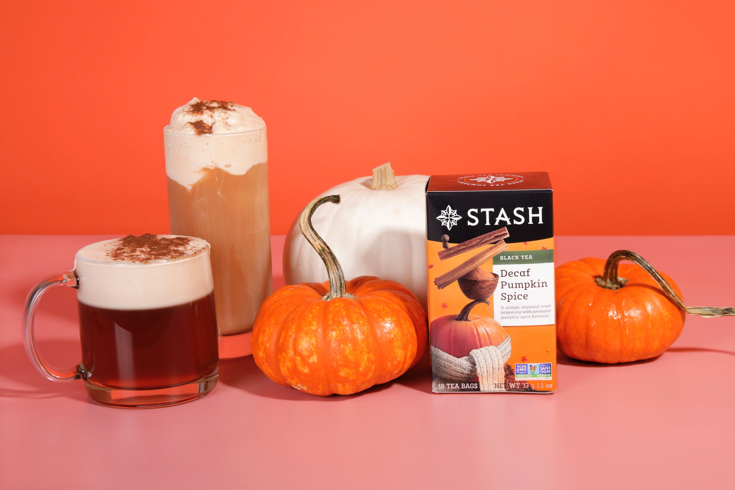 Pumpkin Spice Cold Foam Tea Latte – Stash Tea