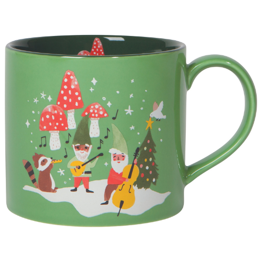 14 oz Santa's Elves Mug Santa Claus - Stoneware & Co.