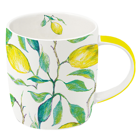 Transparent Big Glass Mug with Golden Handle for Coffee Green Tea Lemon Tea